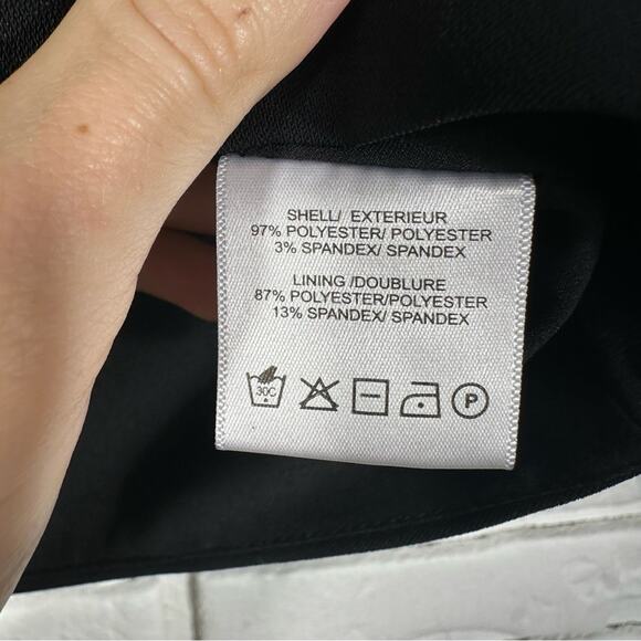 Belle Badgley Mischka Black Sleeveless Crop Top Size US 2 - Picture 8 of 11